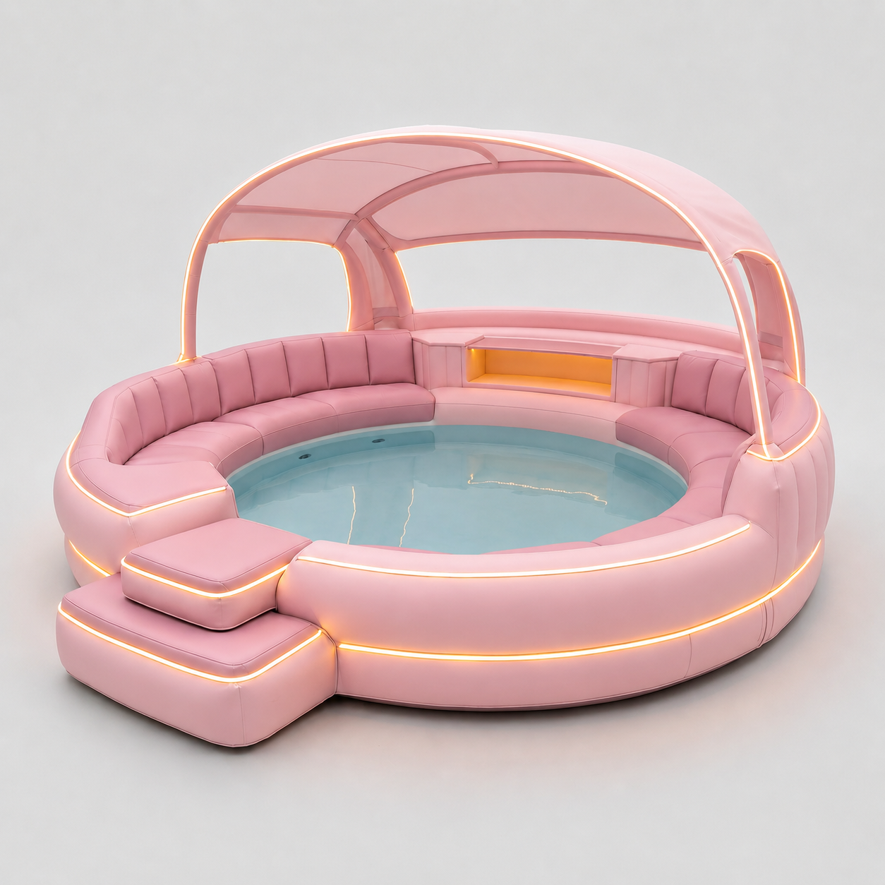 Luxury Inflatable Spa lighting