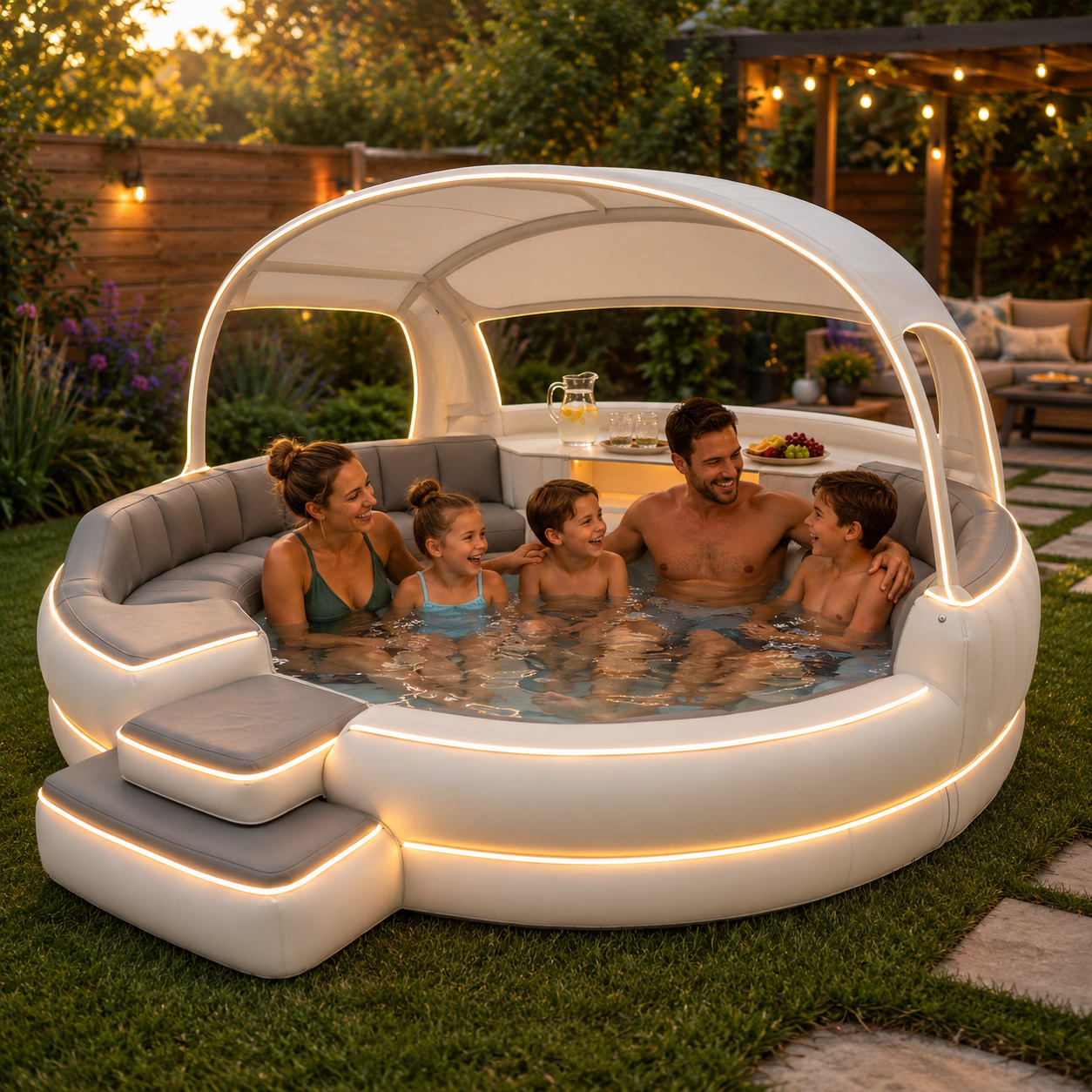 Luxury Inflatable Spa couple